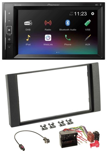 Pioneer dab mp3 2din - pioneer,