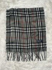 Scarf Burberry Unisex 100% Lambswool Grey