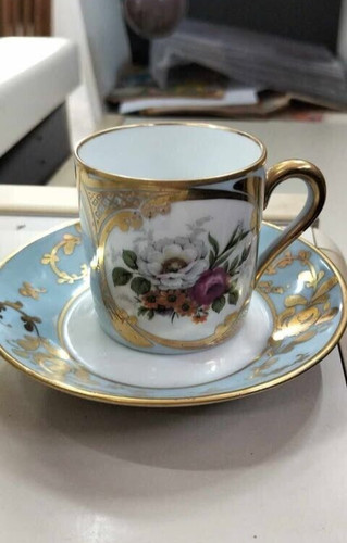 Tazza piattino vintage - e,