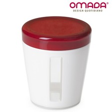Barattolo in Plastica, Contenitore con Tappo, Linea Oblò, Omada Design da 750 ml