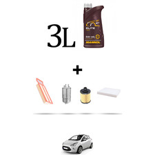 HOFFCAR Kit tagliando 4 FILTRI