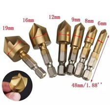 Punta trapano flauto svasatore fresa Hss lavorazione legno metallo plastica sing