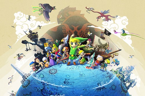 Legend zelda wind waker - of,