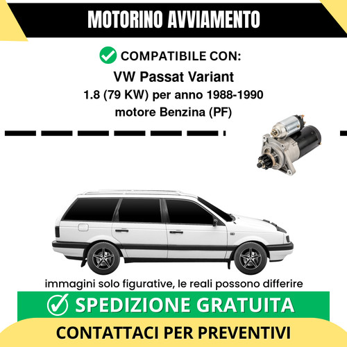 Motorino avviamento passat - avviamento, vw