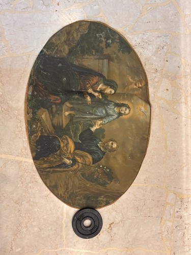 Dipinto ovale religioso - , sacra