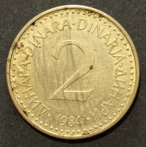 Jugoslavia dinara 1984 - 2,