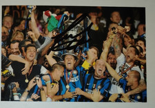 Autografo javier zanetti - autografo,