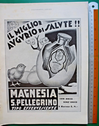 Pubblicità 1933 magnesia - pubblicità,