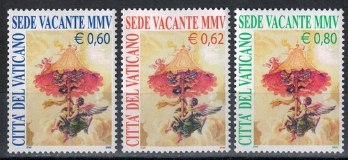 Vaticano 2005 sede - vaticano, 3v