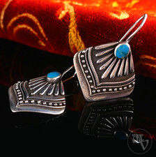 Orecchini pendenti etnici