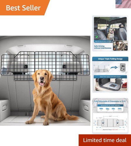 Barriera auto per cani - per,