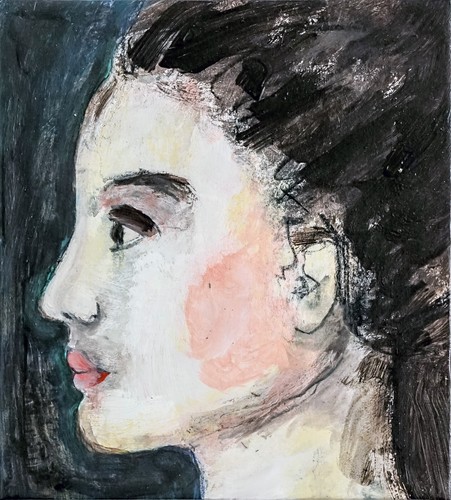 Quadro volto donna di - quadro,