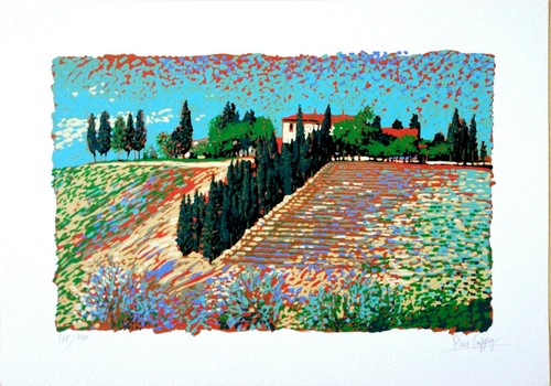 Pino cappugi serigrafia - -,