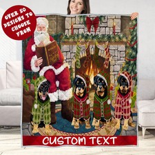 Rottweiler Quilt Dog Bedding