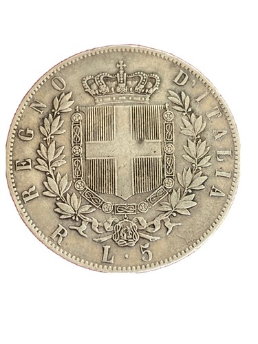 Lire 1877 vittorio emanuele - vittorio,