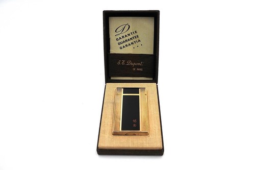 Dupont gas lighter gold - gold, /