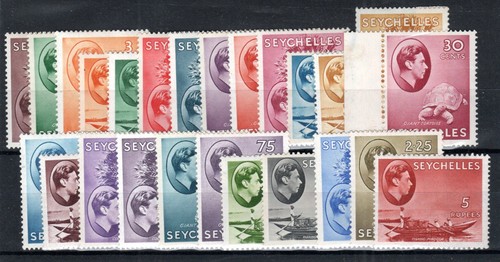 Seychelles 1938 set sg - seychelles,