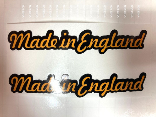 Adesivo made england stile - adesivo,