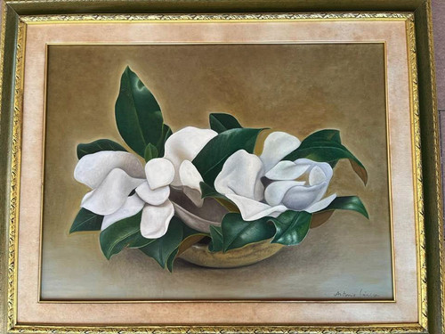 Dipinto olio tela di - su,
