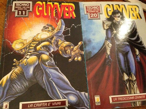 Lotto due numeri guyver - guyver, techno
