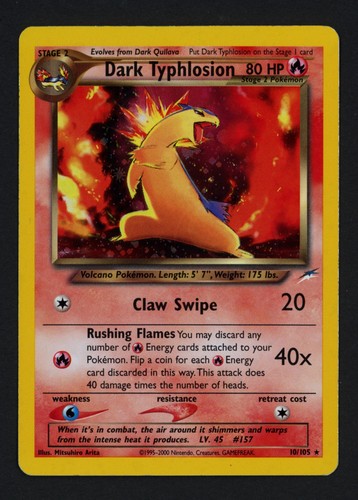 Dark typhlosion 105 neo - dark,