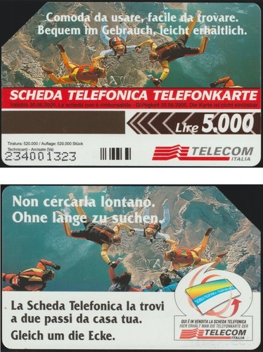 Scheda telefonica 5000 comoda - telefonica,