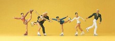PREISER 10314 - Pattinaggio su ghiaccio, 6 pz.  HO 1:87