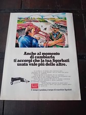 FALCIACONDIZIONATRICE SGORBATI pubblicità da rivista dell'epoca 1978 25X32