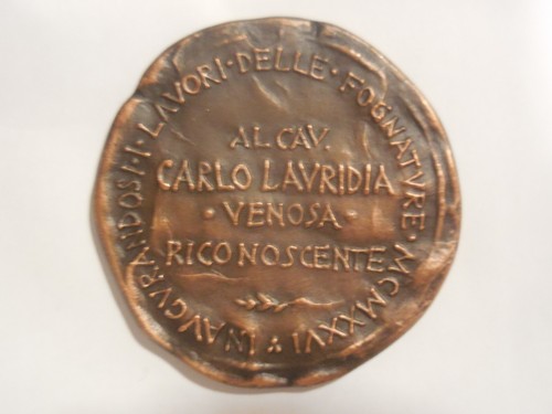 Medaglia carlo lauridia - medaglia,