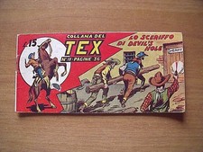 TEX WILLER STRISCIA  2° SERIE  N. 18 - 7 APRILE 1950  - ORIGINALE