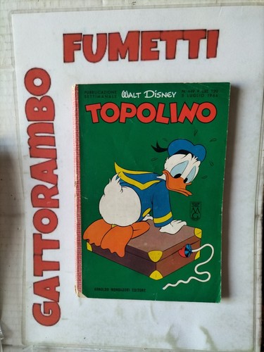 Topolino 449 bollino con - bollino,