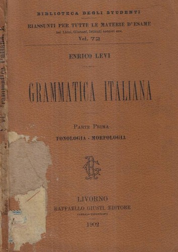 Grammatica italiana parte - parte, i