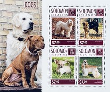 FRANCOBOLLI CANI ISOLE