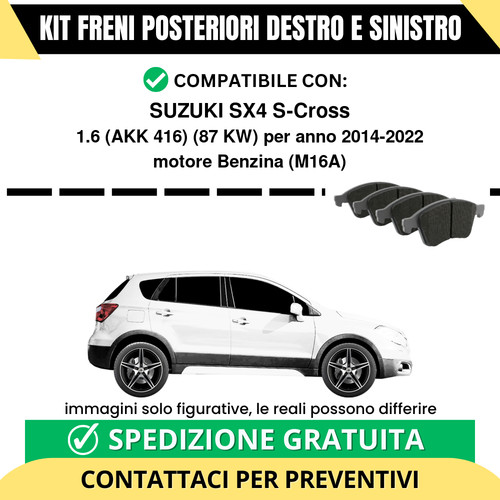 Pastiglie freno posteriori - pastiglie,