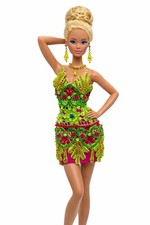 Barbie vestito handmade doll - vestito,