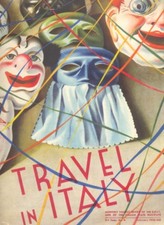 Travel in Italy n. 4 rivista february 1935 ENIT turismo Ferrovie Riviera  R 