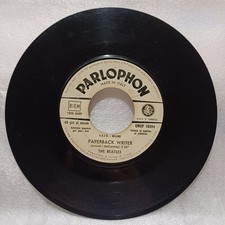 DISCO 45 GIRI THE BEATLES PAPERBACK WRITER/RAIN JUKE BOX QMSP 16394 ITALIA 1966