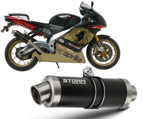 Scarico storm mivv nero - by,