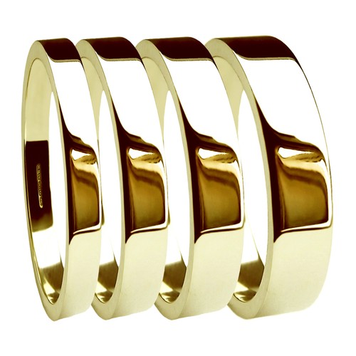 9ct oro giallo profilo - oro,