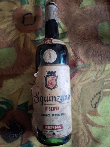 Vino squinzano riserva 1967 - vino,