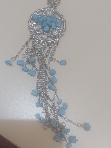Collana donna nappa con - in,
