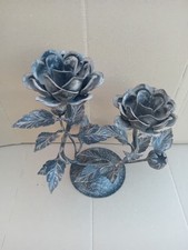 CANDELABRO IN FERRO BATTUTO