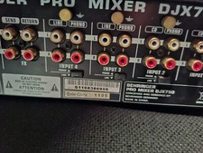 MIXER BERINGHER DJX750 USATO OTTIME CONDIZIONI NERO 5 CANALI