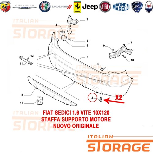 Fiat sedici kit vite - kit, 2