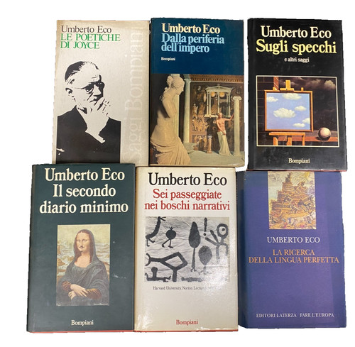 Lotto libri umberto - libri, eco
