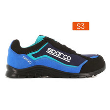 Sparco 07522NRAZ Scarpa Antinfortunistica Nitro Petter ESD S3 SRC Blu/Nero