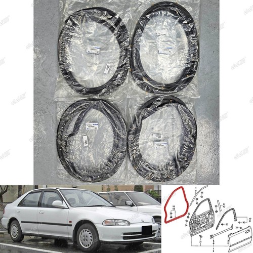 Set 4pz striscia meteo gomma - set,