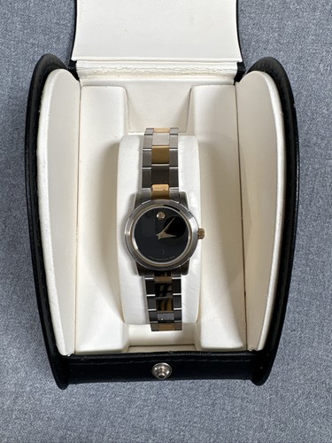 Movado museum watch 26mm black - museum,