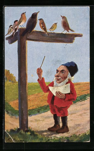 Cartolina artista paul - cartolina, d'artista