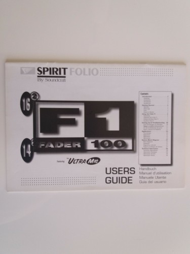 Soundcraft spirit folio - folio, f1